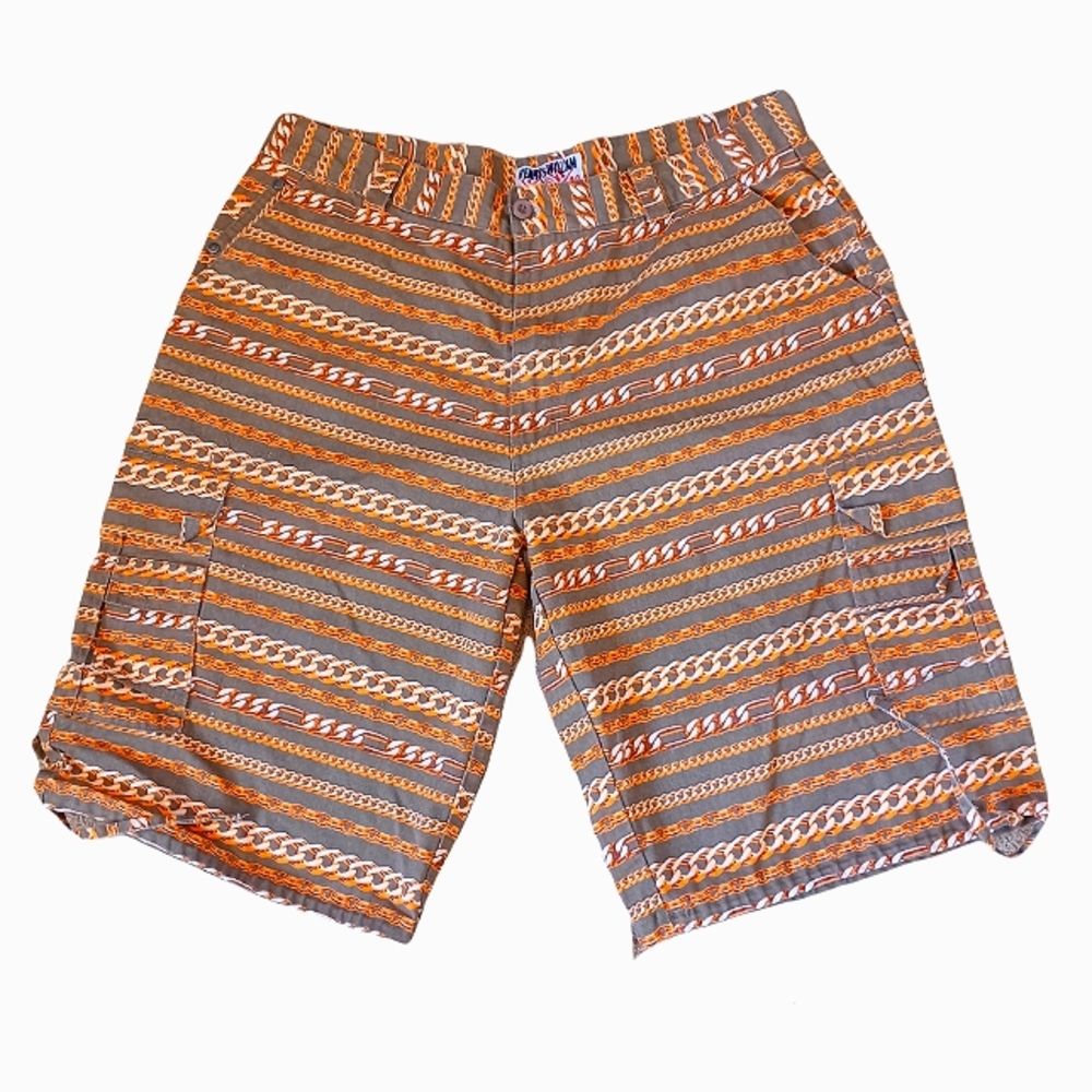 Henry & William mens cotton cargo shorts  size  40W